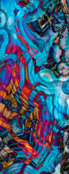 Панель настенная Ab-2.1.2/Marine Palette Barrier Reef глянец 120х300x0,4 см