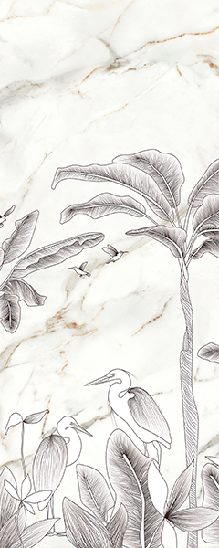 Панель настенная ART A-6.3.2/Oasis Snow глянец 120х300x0,4 см