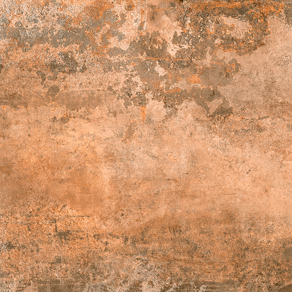 Гранит керамический RUSTY METAL Copper Luxglass 120x120 см