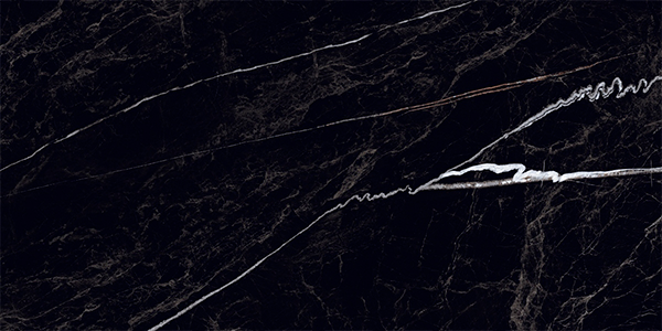 Гранит керамический N12047 LUXURY Nero Rock POLISHED 60x120х0,9 см