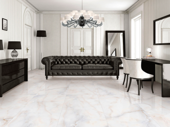 Гранит керамический CV20191 Onix White POLISHED 60x120х0,9 см